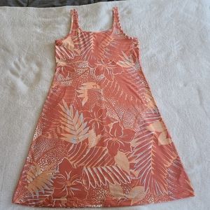 Colombia Orange Floral Omni-Freeze Cooling Dress